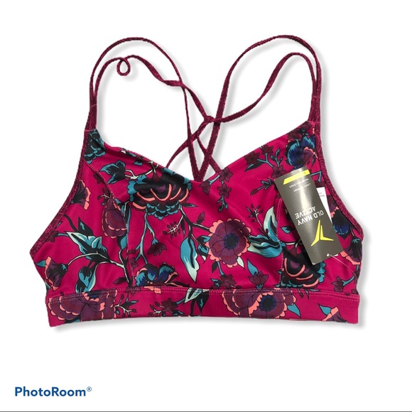 Old Navy Active Leggings and Sports Bra Set Floral - Picture 2 of 10